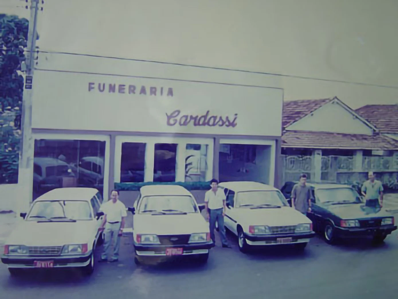 Histórica fachada da Funerária Cardassi