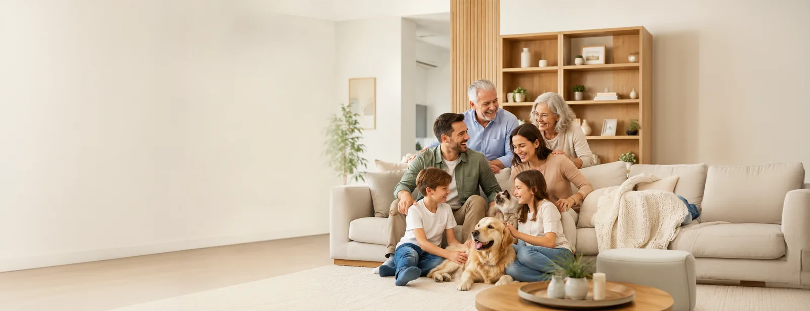 Família multigeracional protegida pela Cardassi